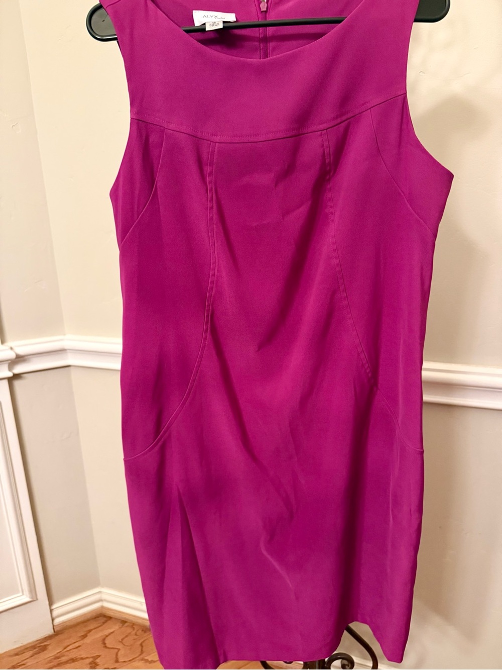 Alyx Sleeveless Sheath Dress in Berry Pink
